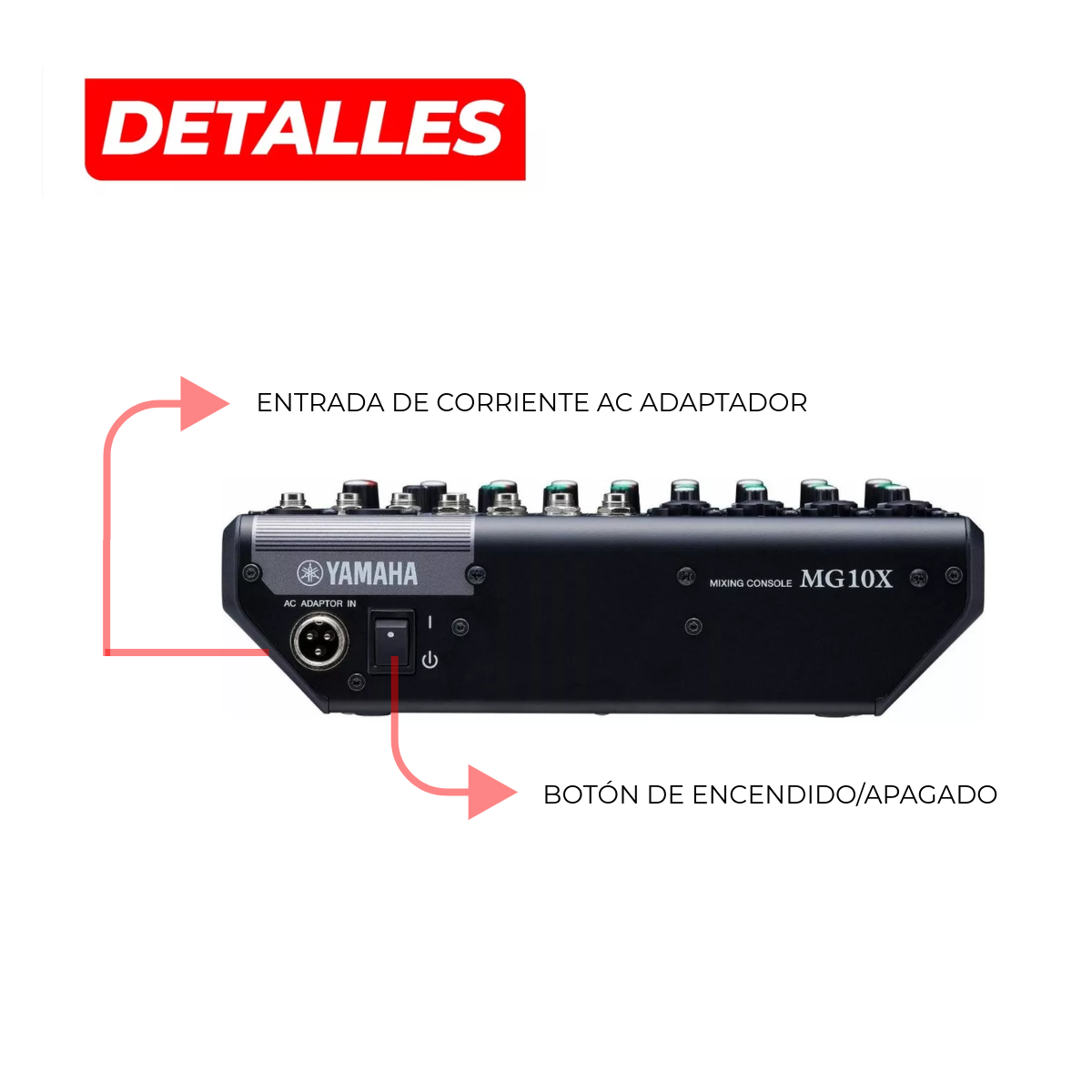 Mezcladora De Audio Yamaha Mg10x