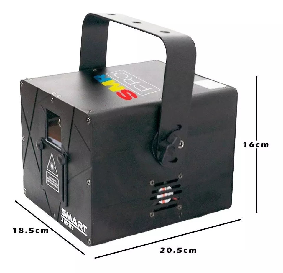 Laser RGB 3w Potente Iluminación Profesional Colores Dmx