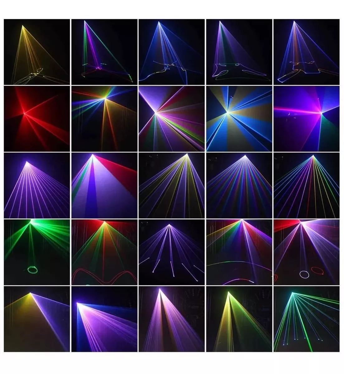 Laser RGB 3w Potente Iluminación Profesional Colores Dmx