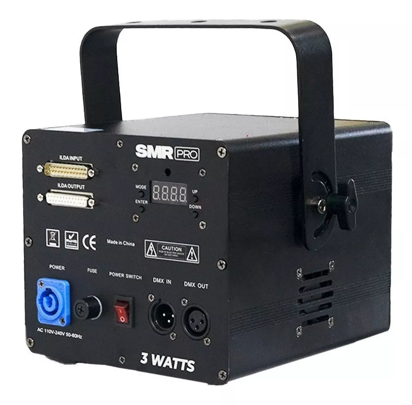 Laser RGB 3w Potente Iluminación Profesional Colores Dmx