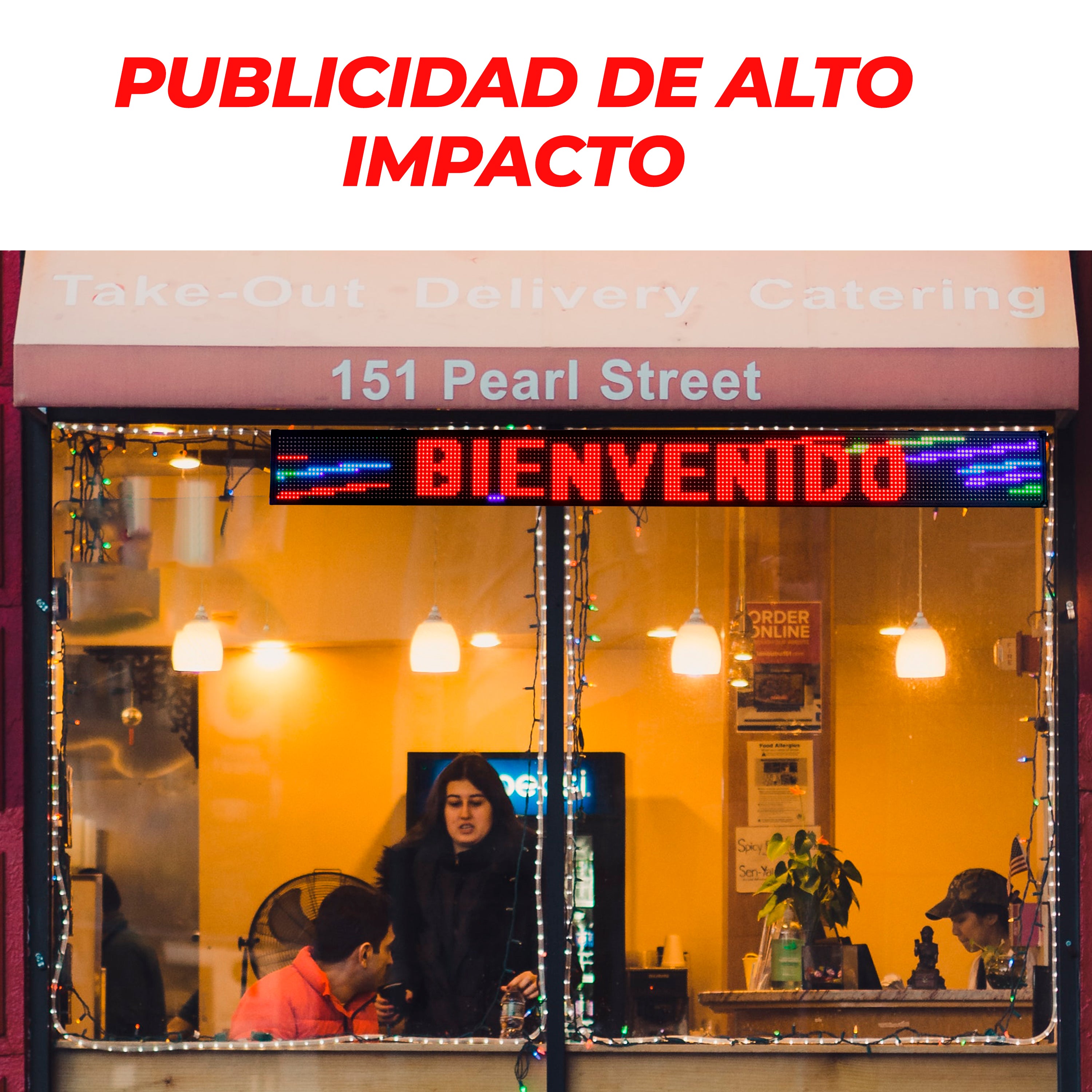 Letrero Led Programable Wifi Publicidad De Alto Impacto